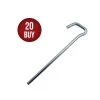 20 X Supa Peg Keyhead Galvanized Steel Tent Peg 12" 300mm X 8mm -Camping Equipment 148SPGx20
