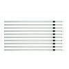 10 X Supex 9ft Aluminium Extension Pole 274cm Twist Lock