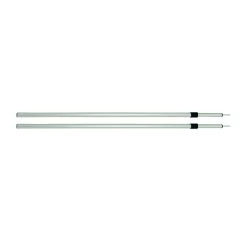 2 X Supex 9ft Aluminium Extension Pole 274cm Twist Lock