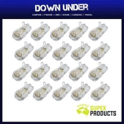 20 X Supex 6mm Double Guy Rope With Wood Runner -Camping Equipment 38JJx 20 1