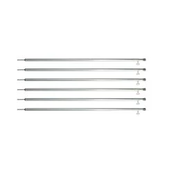 6 X Supex 7'6" Extension Pole 228cm - Galvanised