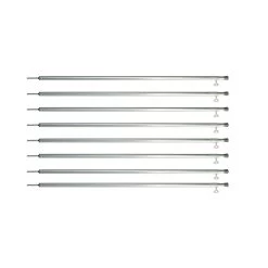 8 X Supex 7'6" Extension Pole 228cm - Galvanised -Camping Equipment 564DIx8 1