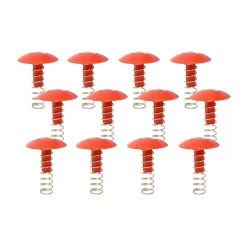 12 X Supa Peg Pole Cap With Spring