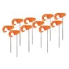 10 X Ezy Anchor Outback Screw Peg - 200mm