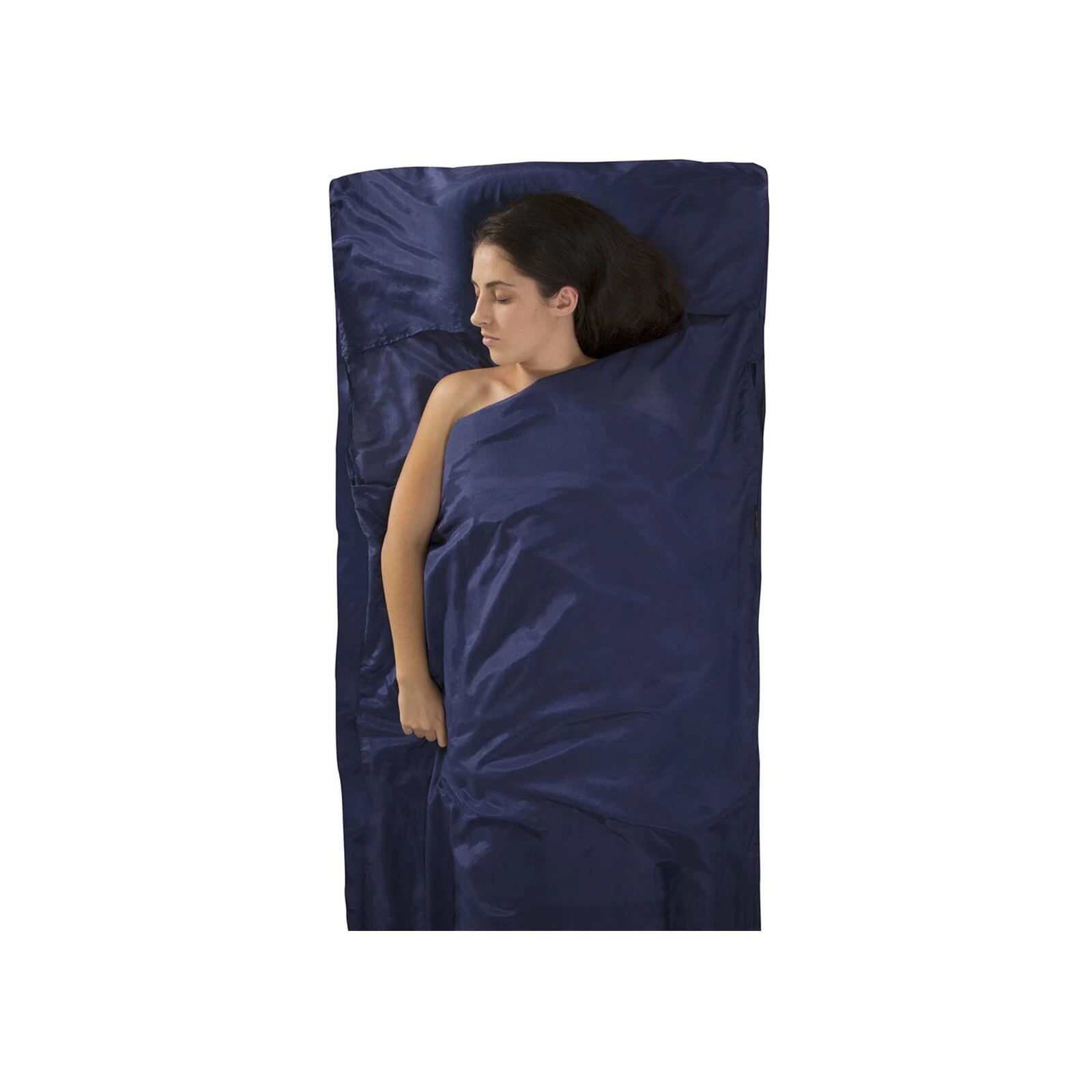 Sea To Summit Traveller Silk Stretch Liner - Navy 3 Sea To Summit Traveller Silk Stretch Liner - Navy