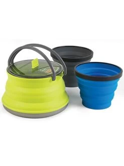 Sea To Summit X-Set 11 - 1.3L X-Pot Collapsible Kettle & 2 X-Mugs