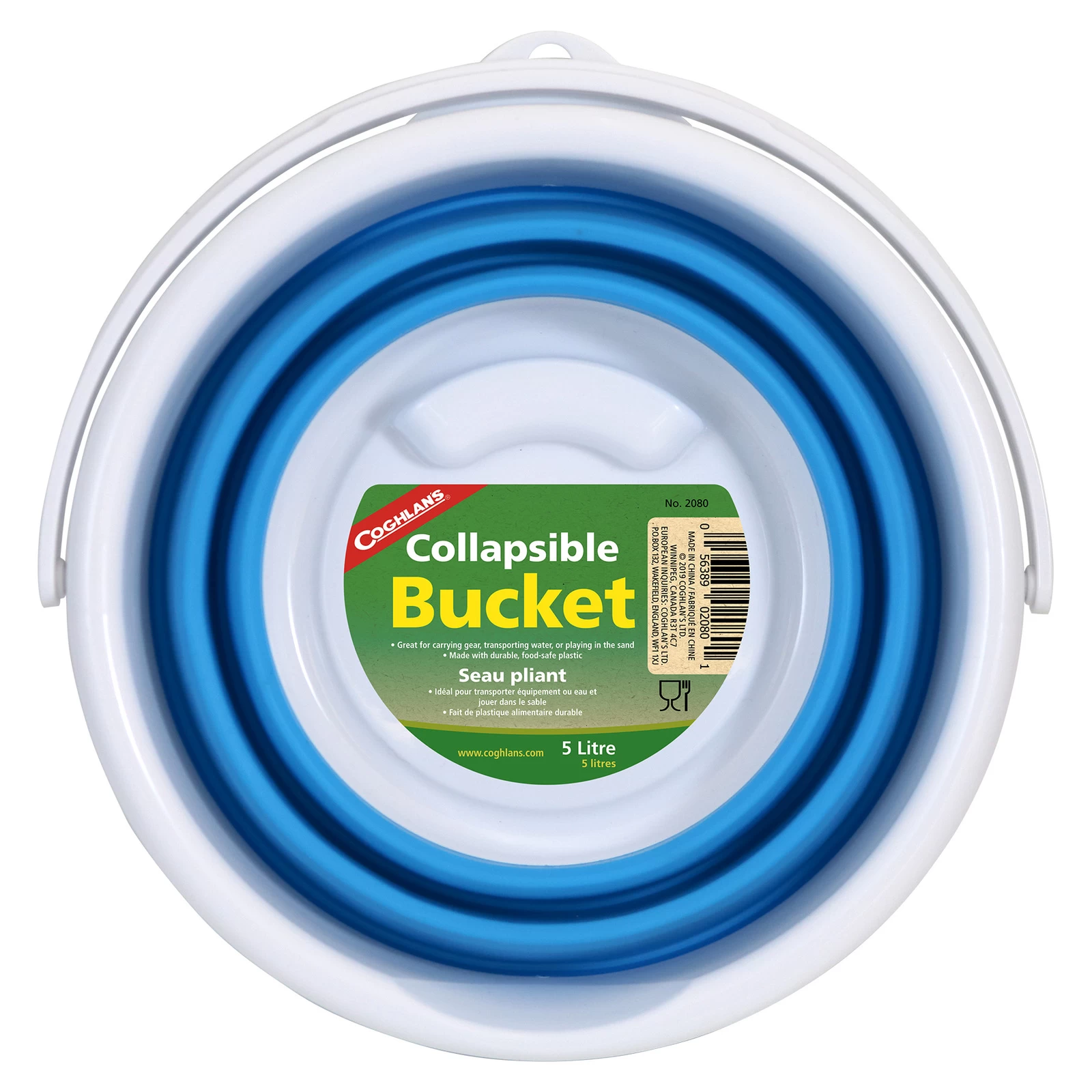 Coghlans Collapsible 5L Bucket 3 Coghlans Collapsible 5L Bucket