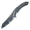 Wartech Etch Damascus Folder Ball Bearing - PBB2DS -Camping Equipment D17