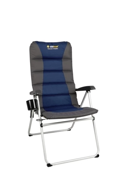 Oztrail Cascade 5 Position Recliner Chair 3 Oztrail Cascade 5 Position Recliner Chair