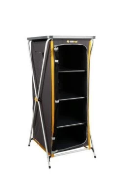 Oztrail Deluxe Folding 4 Shelf Cupboard
