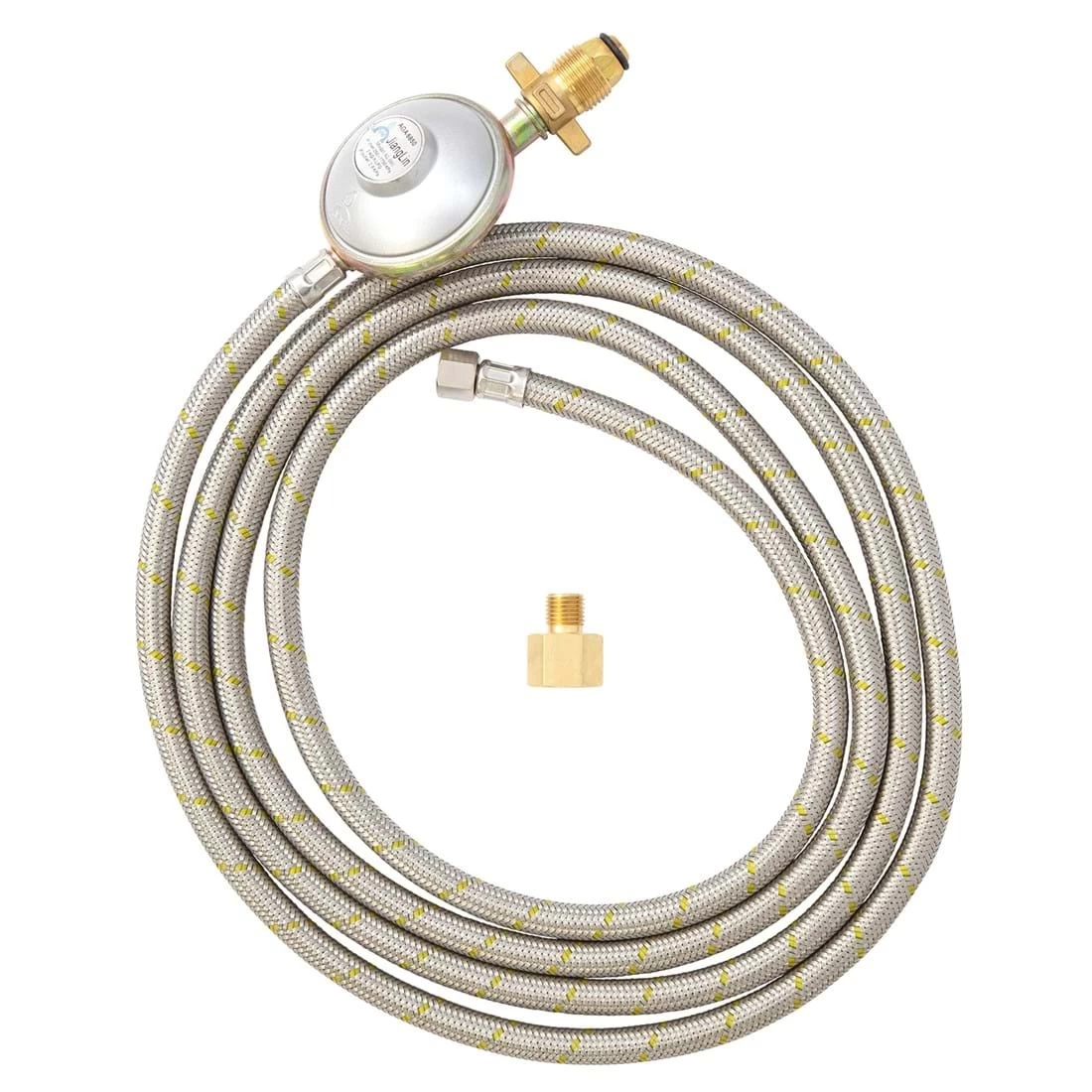 Gasmate POL Regulator & Braided Hose 8mm X 3000mm 3 Gasmate POL Regulator & Braided Hose 8mm X 3000mm