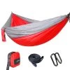 Lazi Pro Parachute Hammock Double - Red/Grey -Camping Equipment LP DH R G