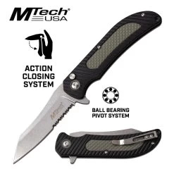 Mtech Folder With Action Closing System (MT1041GY)