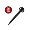 30 X Supa Peg 370mm Black Sand Peg -Camping Equipment PLB166x30