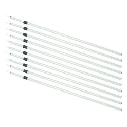 10 X Oztrail Aluminium Extension Pole 220cm Twist Lock