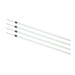 4 X Oztrail Aluminium Extension Pole 220cm Twist Lock