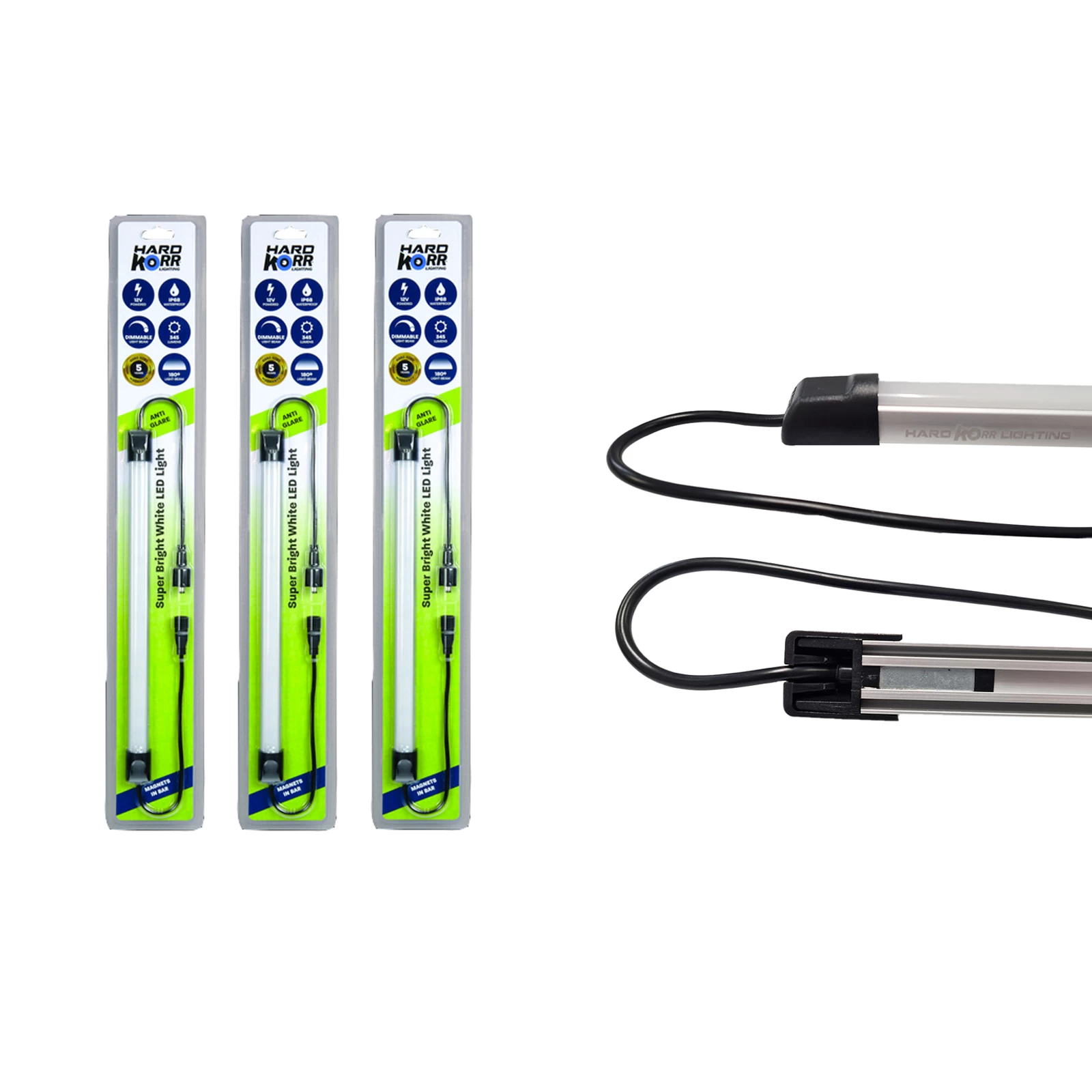 3 X Hard Korr 25cm White Led Light Bar With Diffuser 3 3 X Hard Korr 25cm White Led Light Bar With Diffuser