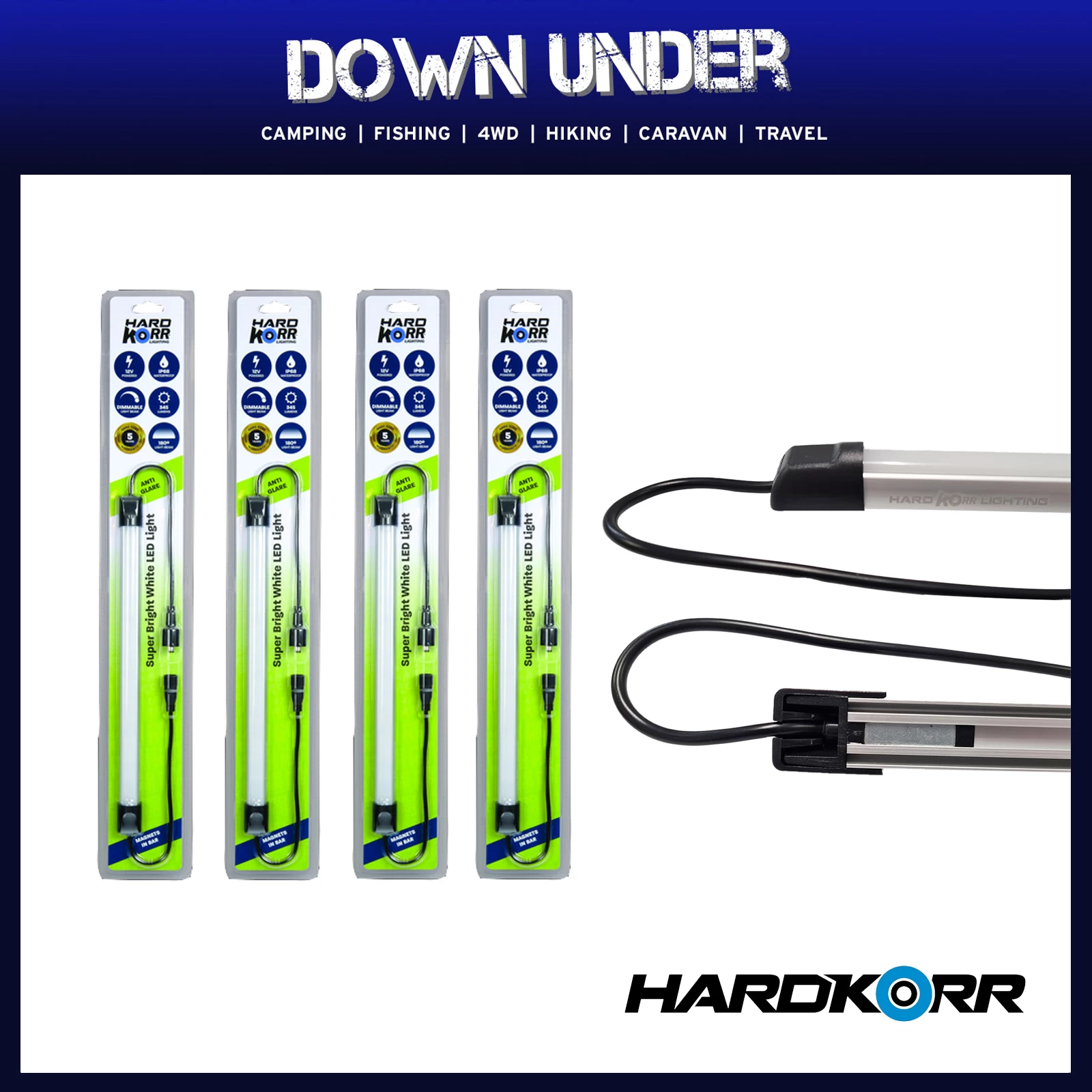 4 X Hard Korr 25cm White Led Light Bar With Diffuser 3 4 X Hard Korr 25cm White Led Light Bar With Diffuser