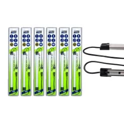 6 X Hard Korr 25cm White Led Light Bar With Diffuser