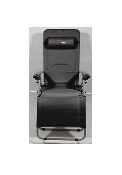 Black Wolf Reclining Lounger Chair - Jet Black