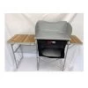Black Wolf Camp Kitchen With Bamboo Top -Camping Equipment S0015