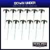 12 X Supa Peg 220mm Galvanised Screw Peg 2.0 -Camping Equipment SP7220x12