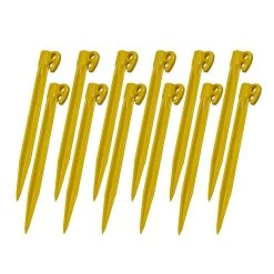 12 X Supa Peg High Impact Sand Peg 300mm - Yellow -Camping Equipment TSPCY300x12 1