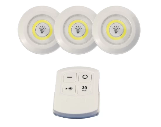 Dogbox UFO Remote Control LED Light - Set Of 3 3 Dogbox UFO Remote Control LED Light - Set Of 3