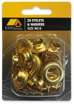 COI Eyelet Washers - No 6 {20pcs)