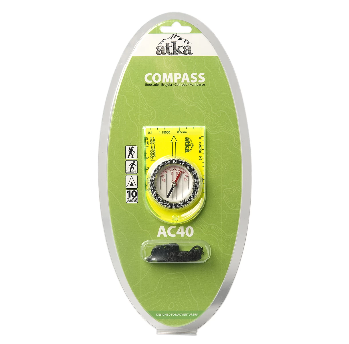 Atka AC40 Compact Baseplate Compass 3 Atka AC40 Compact Baseplate Compass