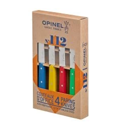 Opinel Paring Knives #112 Classic S/S 10cm Set Of 4