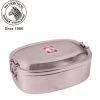 Zebra Rectangle 16cm Lunch Box - Stainless Steel 2 Zebra Rectangle 16cm Lunch Box - Stainless Steel -Camping Equipment Z152116